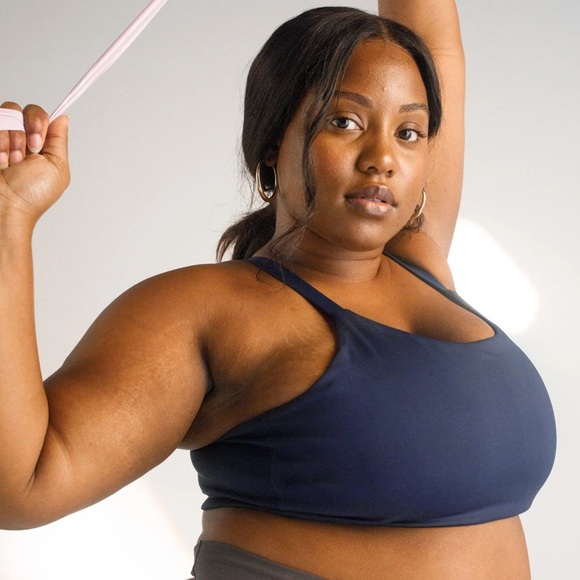 ❌SOLD❌ Girlfriend Collective || Lou Bra - Midnight - Picture 8 of 8